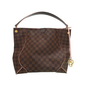 Louis Vuitton Damier Ebene Brown Kaisa Hobo Semi Shoulder Bag
